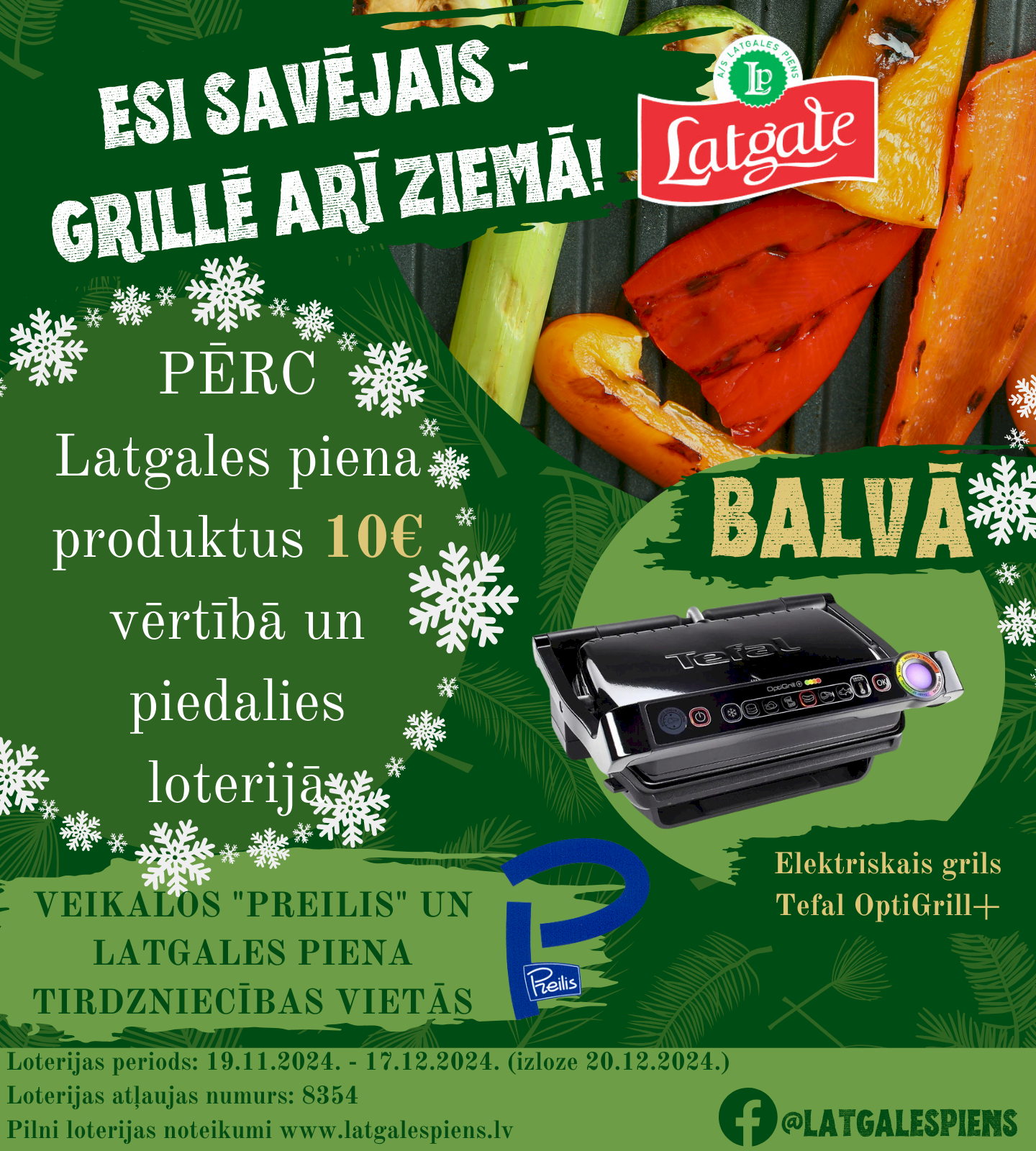 Loterija ESI SAVĒJAIS - GRILLĒ ARĪ ZIEMĀ!