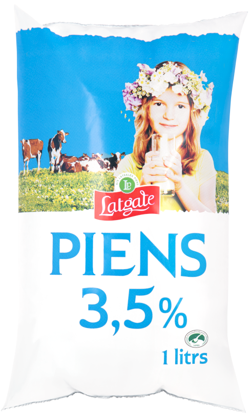 3,5% piens, polipakā