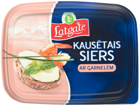 Kausētais siers ar garnelēm