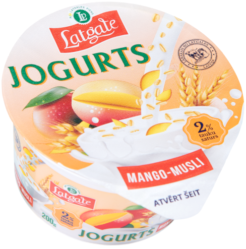 Mango-musli jogurts