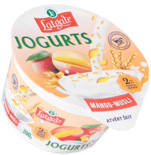 Mango - musli jogurts