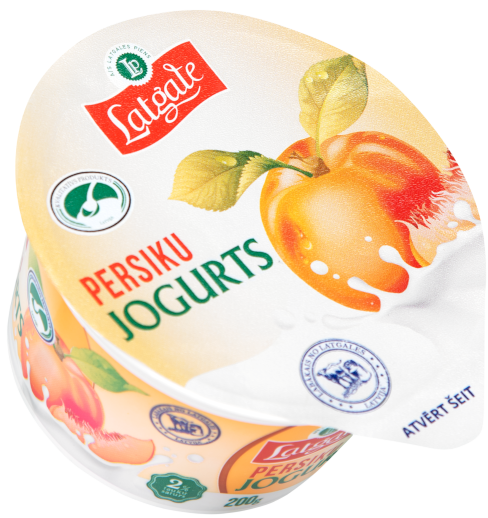 Peach yogurt