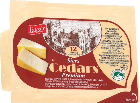 Sīrs Čedars Premium